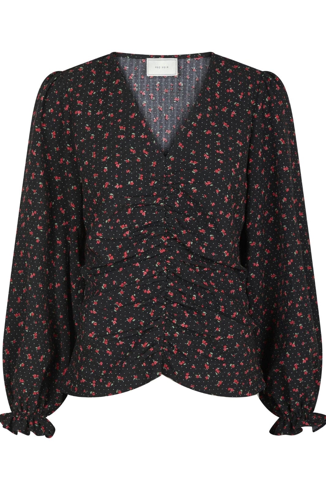 Neo Noir Katinka Floral Dots Blouse