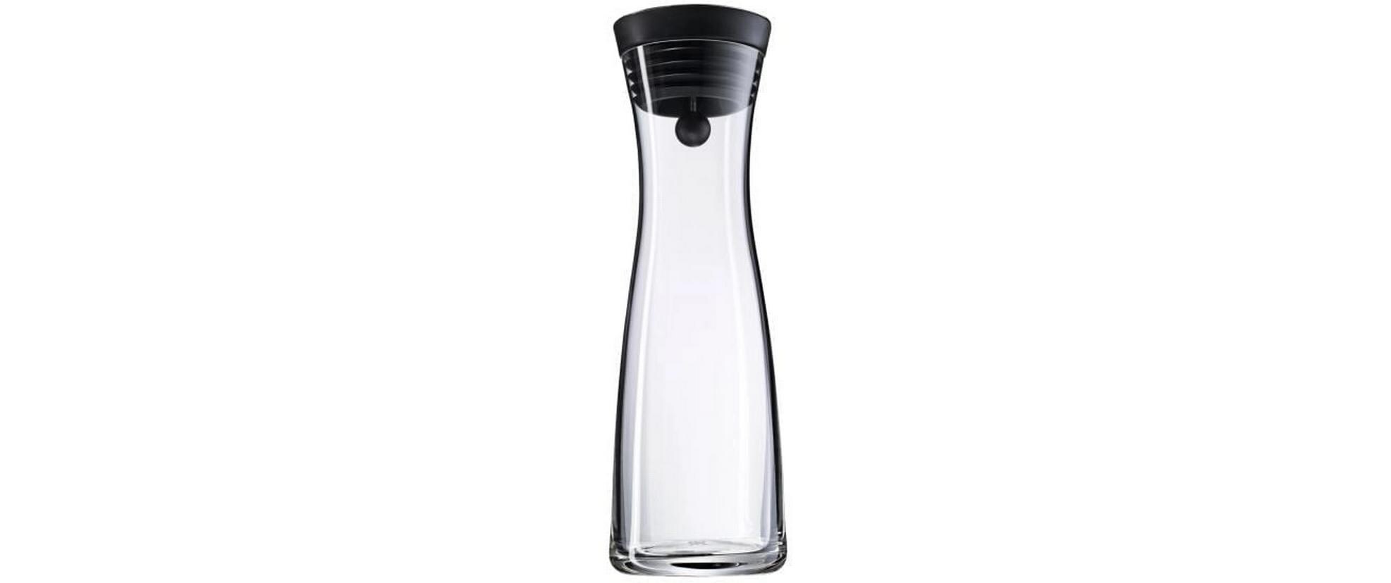 Karaffe mit 2 Fruchtspiessen 1 l, TransparentWasserkaraffe