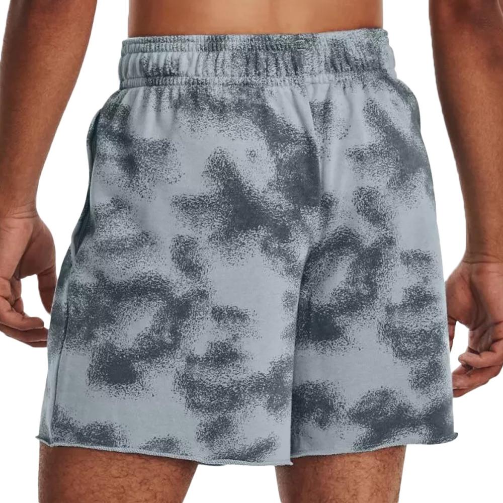 Under Armour Short Gris/Bleu Homme Under Armour Rival Terry