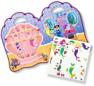Melissa & Doug Klistremerkebok Havfruer 65 Stk