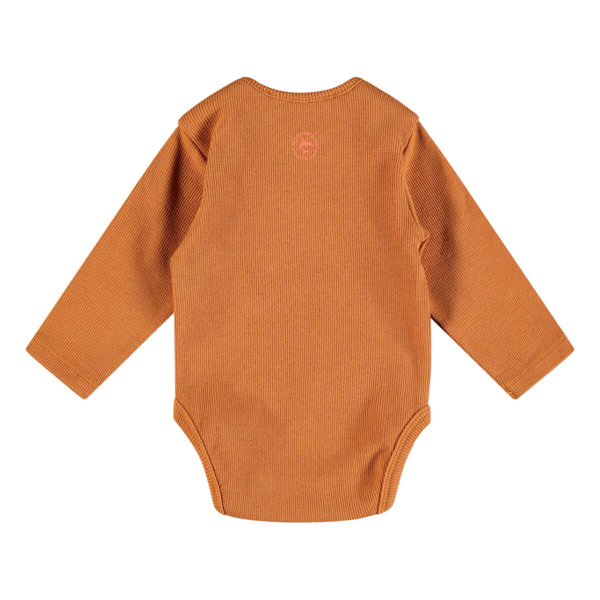 Wildfish romper met printopdruk oranjebruin