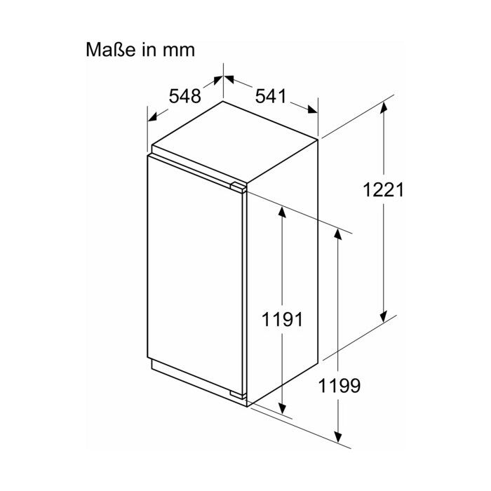 Siemens Einbau-Kühlschrank mit Gefrierfach iQ300 KI42LVFE0