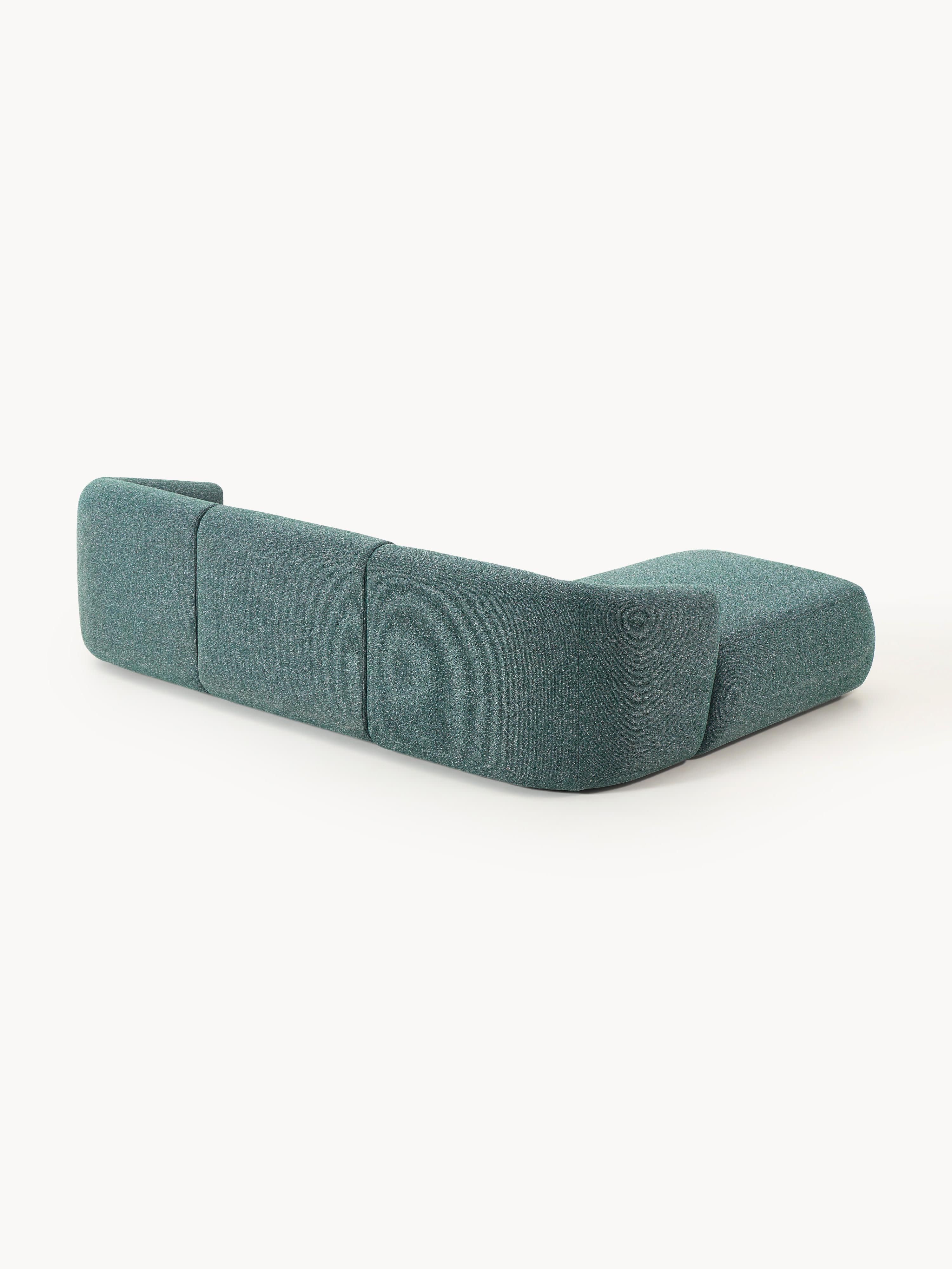 Modulaire bouclé hoekbank Sofia (3-zits)