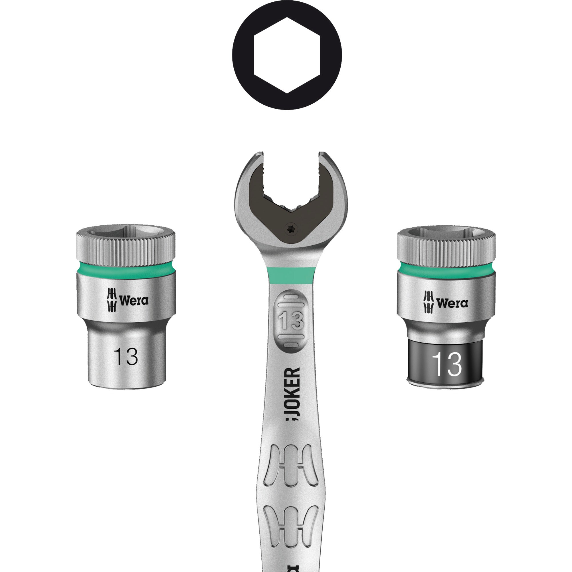 Wera Werkzeug-Set Kraftform Kompakt W1 Wartung, 1/4