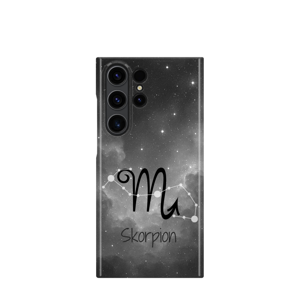 Samsung Galaxy S23 Ultra 5G Kunststoff Hülle Skorpion 4 - Grau