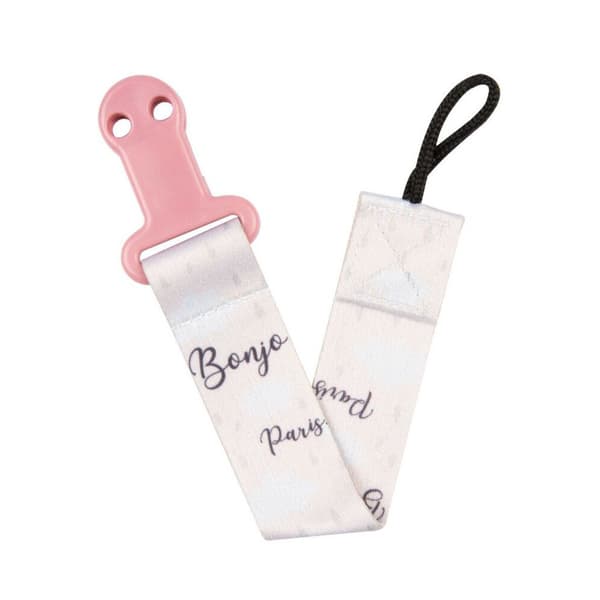 CANPOL BABIES soother clip with ribbon BONJOUR PARIS, 51/026_pin