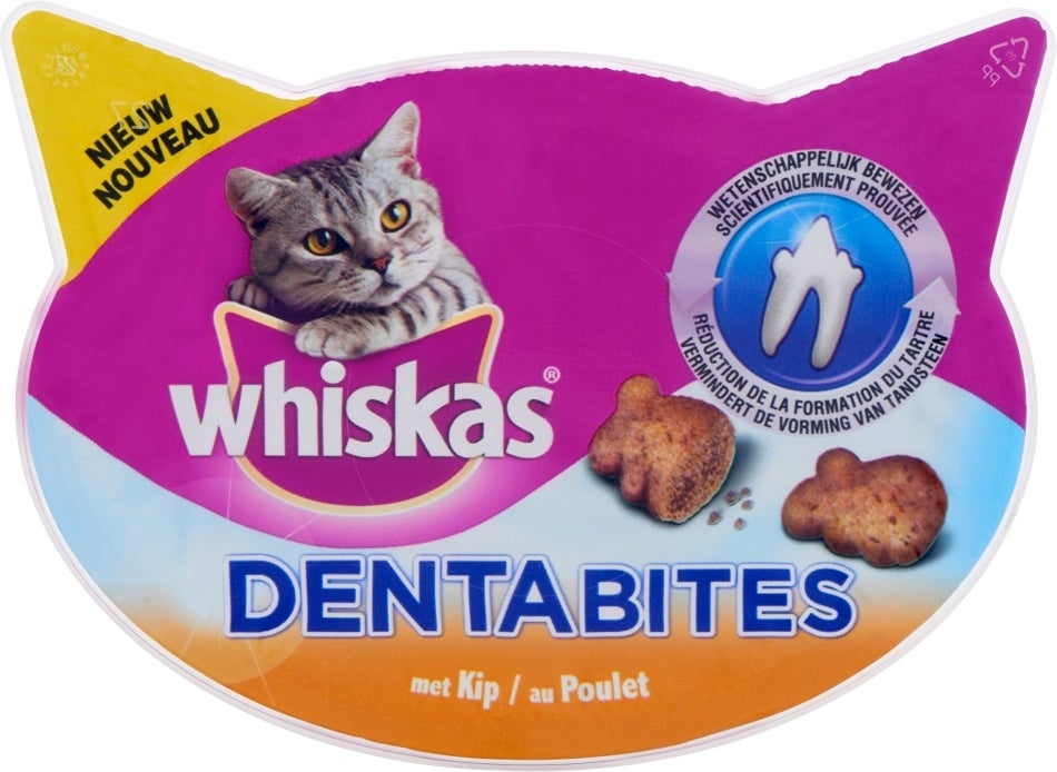 Whiskas kattensnack Dentabites Kip 50 g