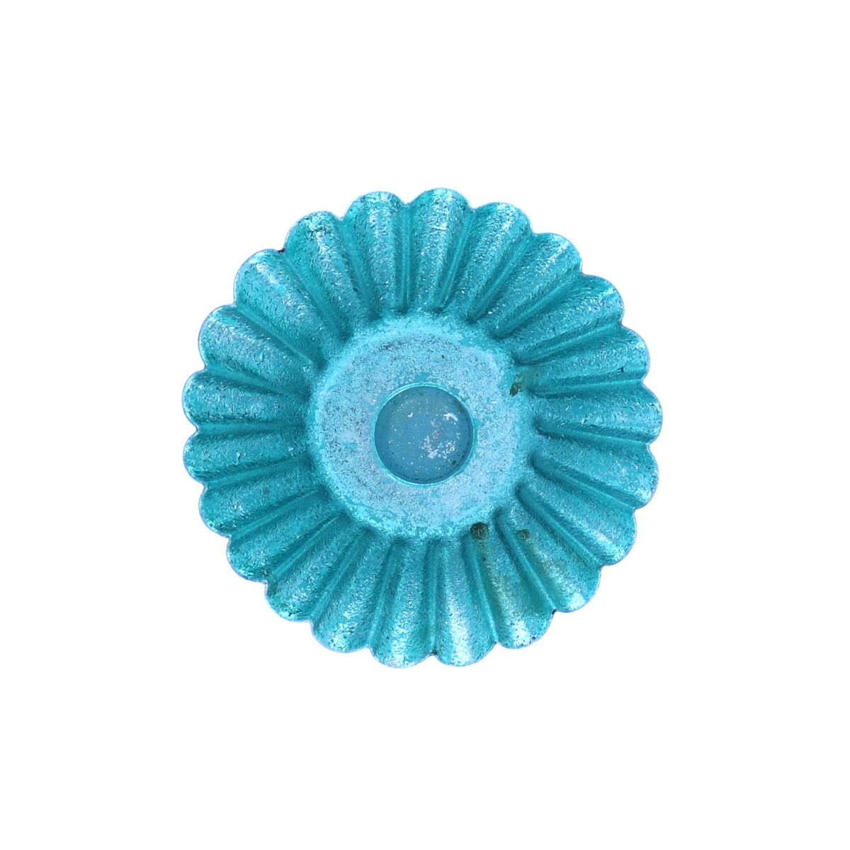 Bougeoir irisé bleu Atelier jasmin