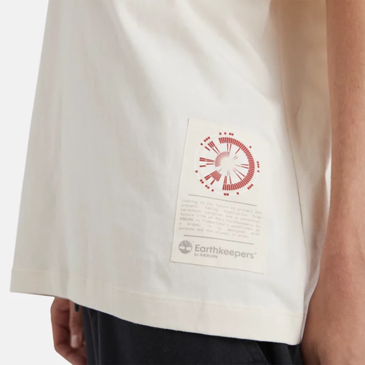 Camiseta Timberland x Raeburn na cor branca