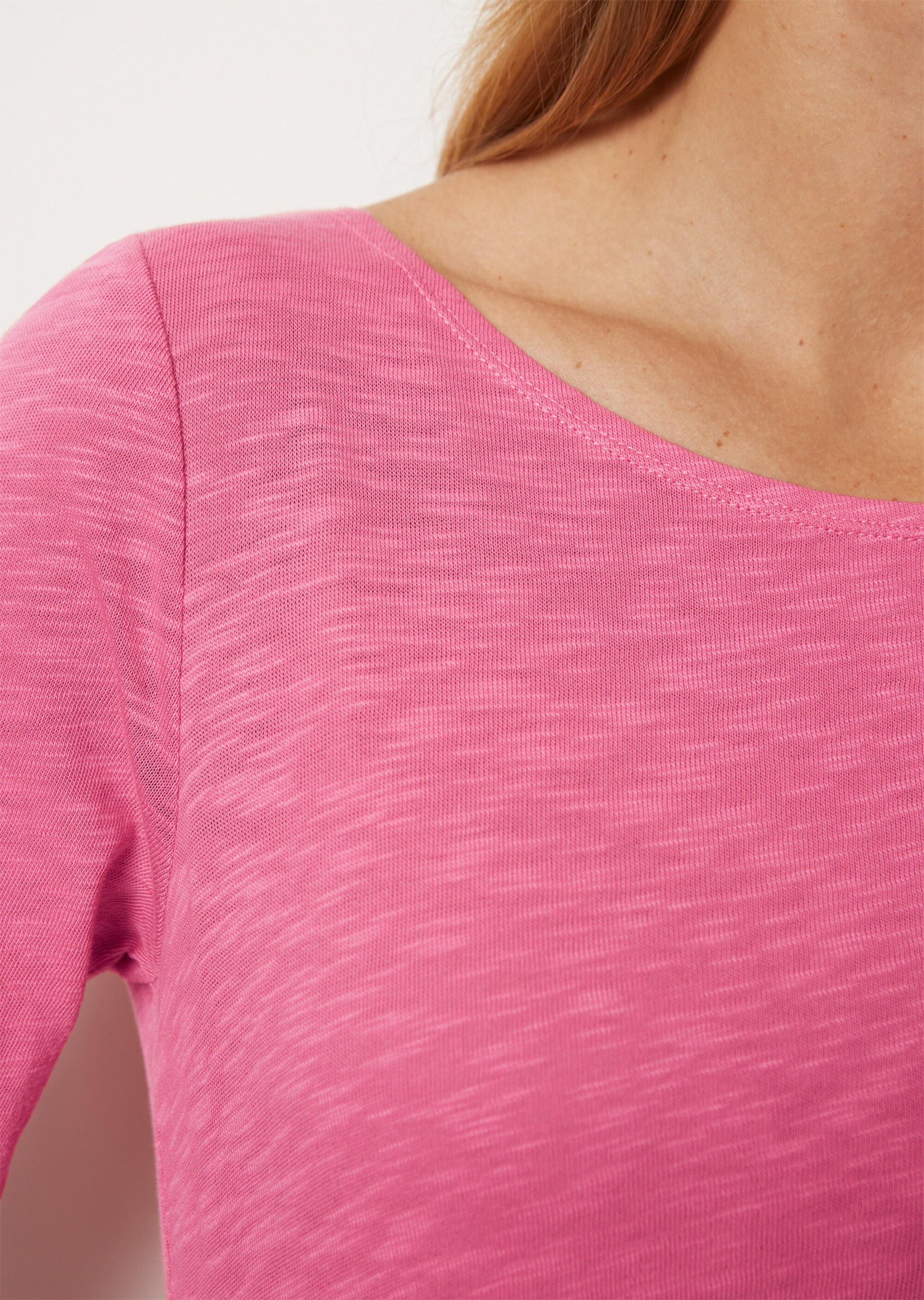 Longsleeve regularaus Slub Jersey