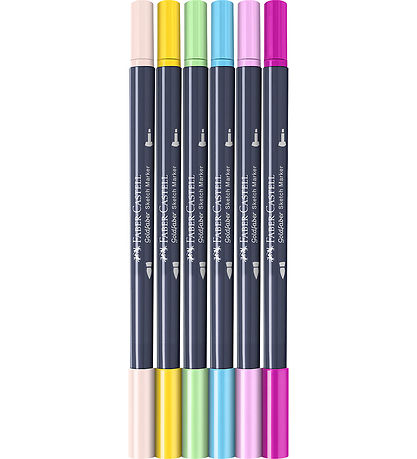 Faber-Castell Filzstifte - 6 st. - Goldfaber-Skizze - Kawaii