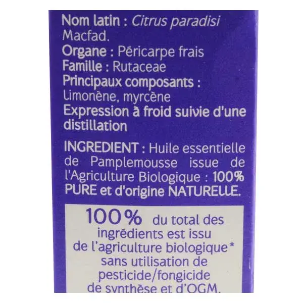 Óleo Essencial de Toranja Orgânica Naturaactive 10ml