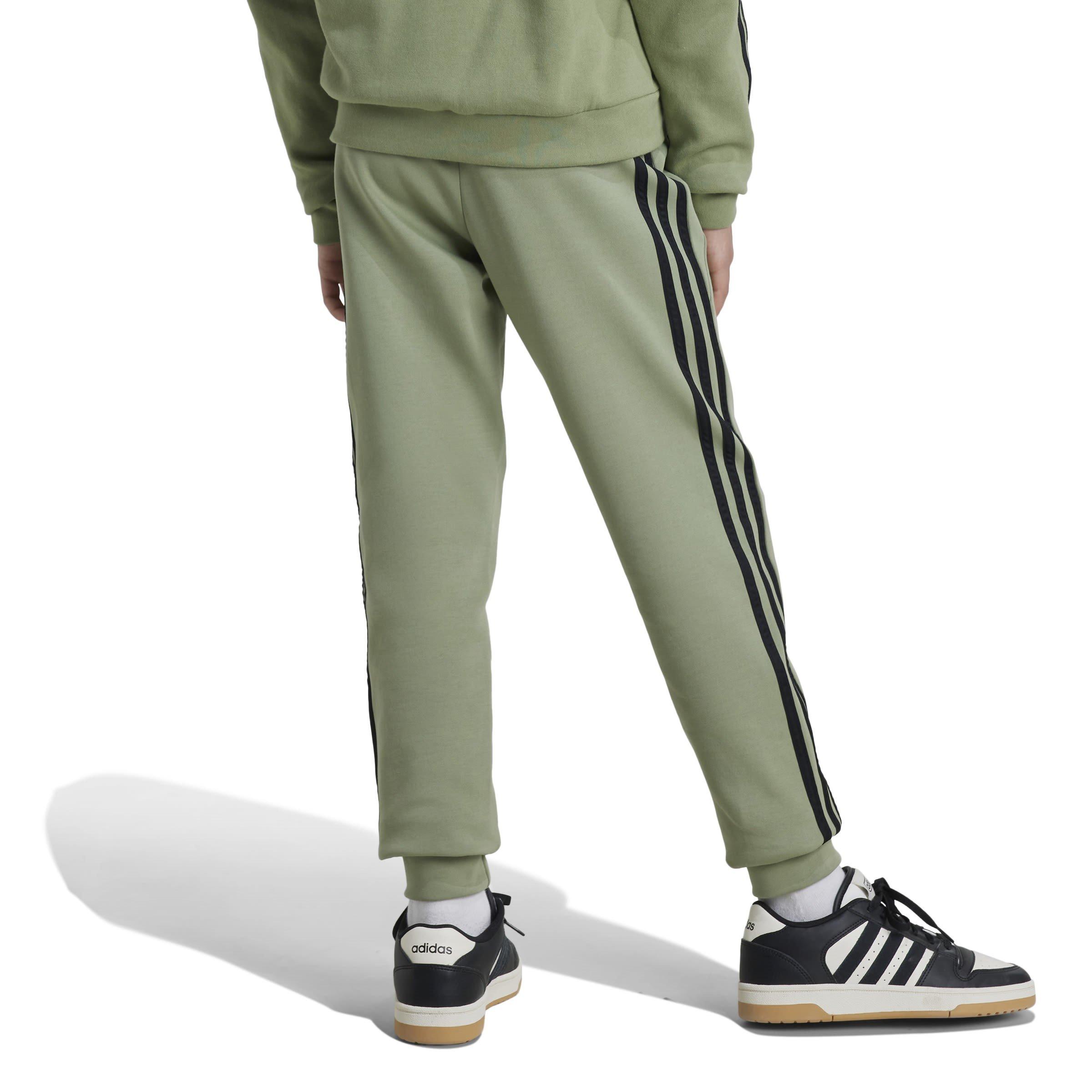 adidas Future Icons 3-Stripes Cotton Tracksuit Bottoms Juniors