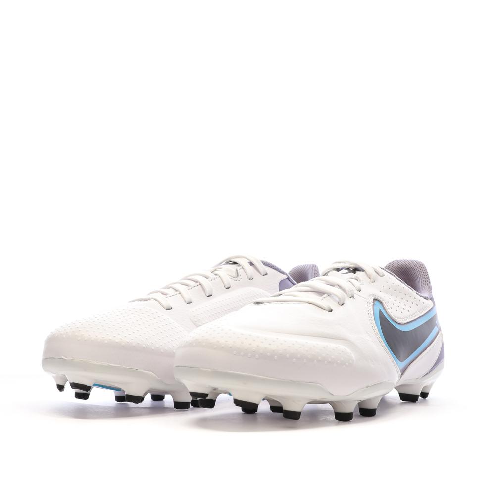 Nike Chaussures de Foot Blanches Junior Nike Legend 9 Academy FG/MG