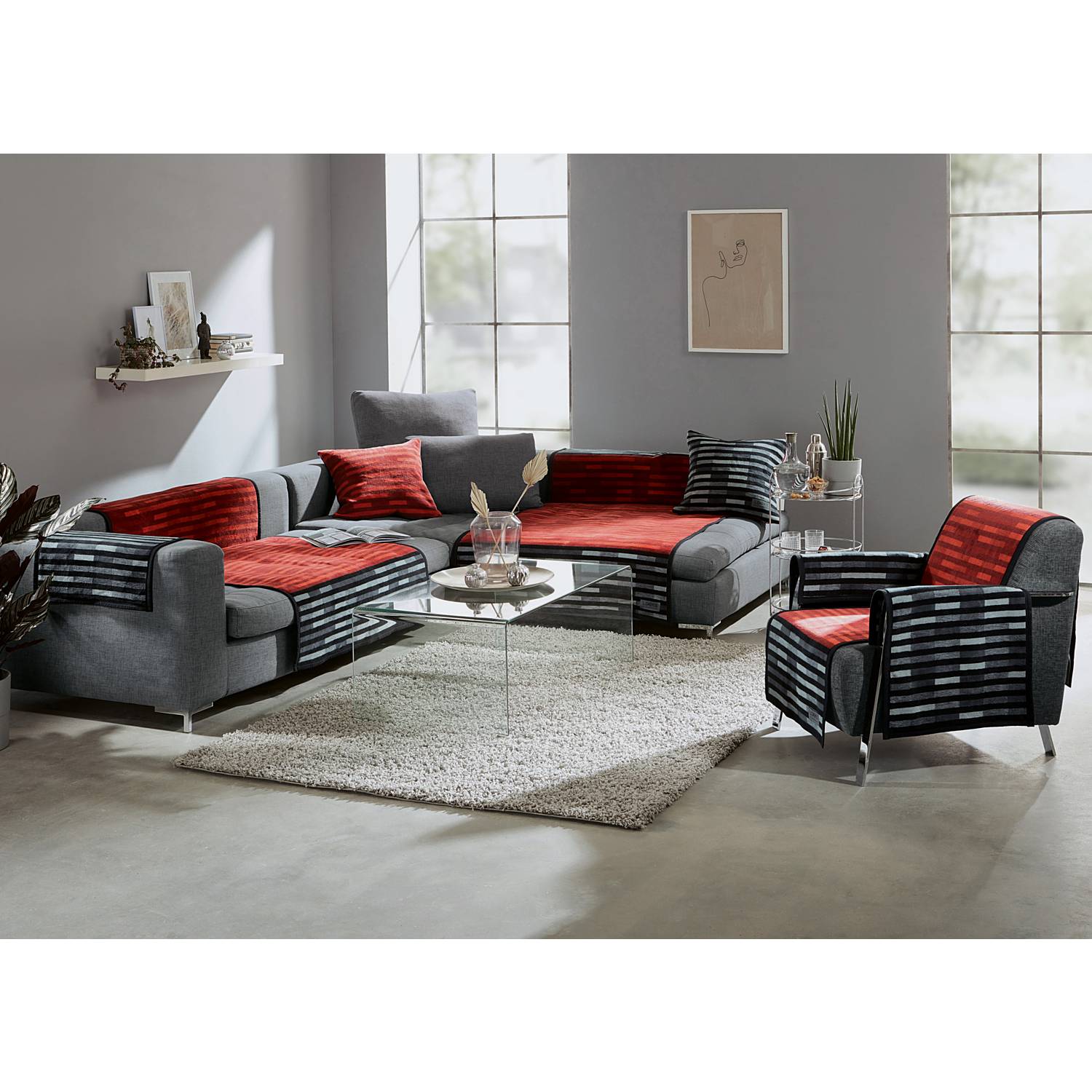 LOOKS by Wolfgang Joop Sessel- und Sofaschoner