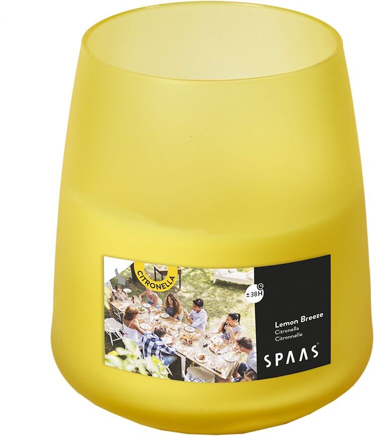 Spaas citronellakaars Lemon Breeze fruitig groen 38 uur D 8,2 H 9,5 cm