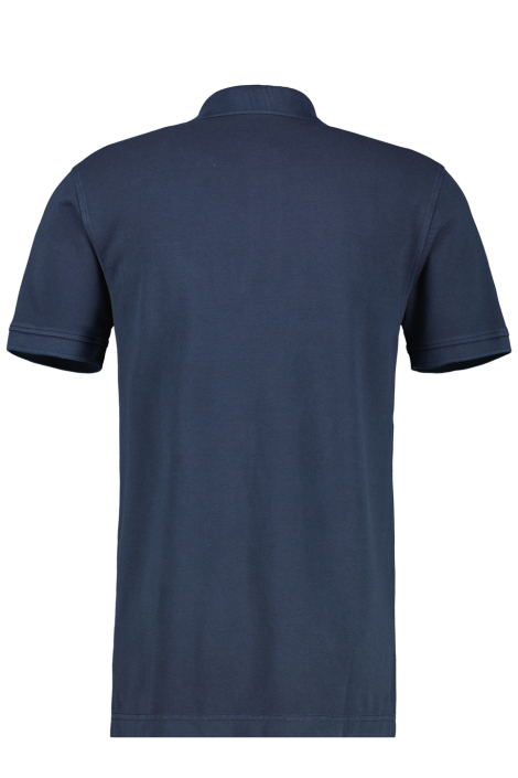 Lerros blauwe heren polo