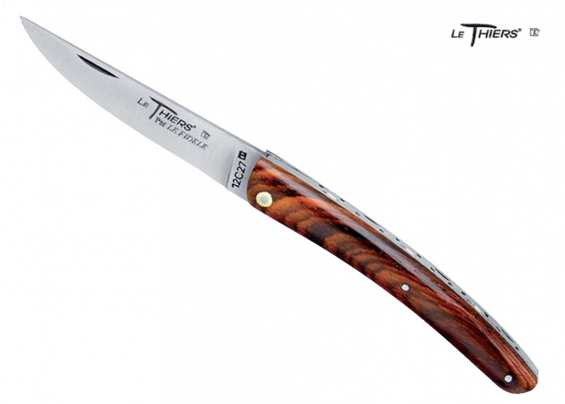 Couteau Le Thiers avec un manche en Cocobolo