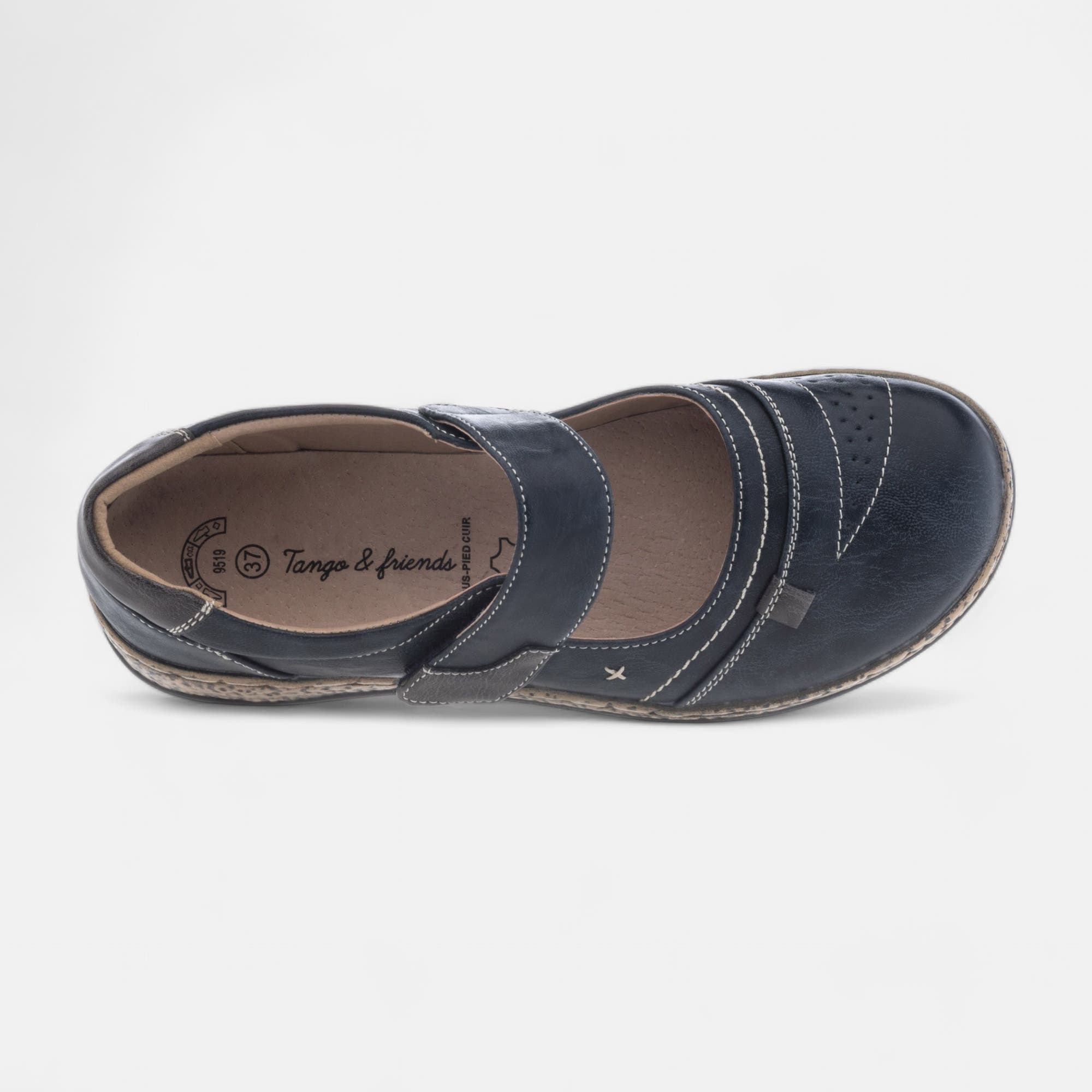 Ballerines Femme bleu marine