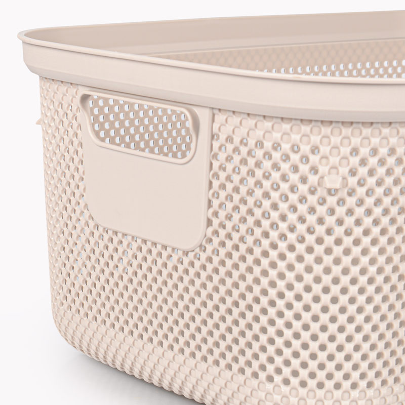 Panier à linge 'Nickel' moka