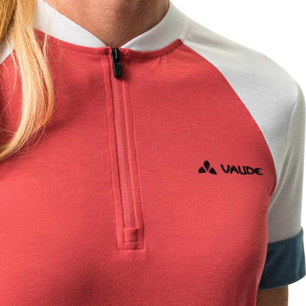 VAUDE Altissimo Q-Zip Radtrikot Damen flame