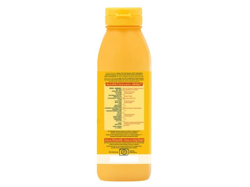 Garnier Fructis Shampoo Banana 350 ml Plfegendes Haarshampoo ohne zu beschweren