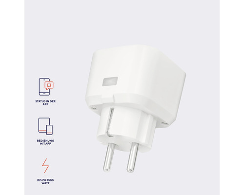 Trust Smart Home ZCC-3500 Zigbee Smart Plug met repeaterfunctie, wit - compatibel met SMART HOME van hornbach