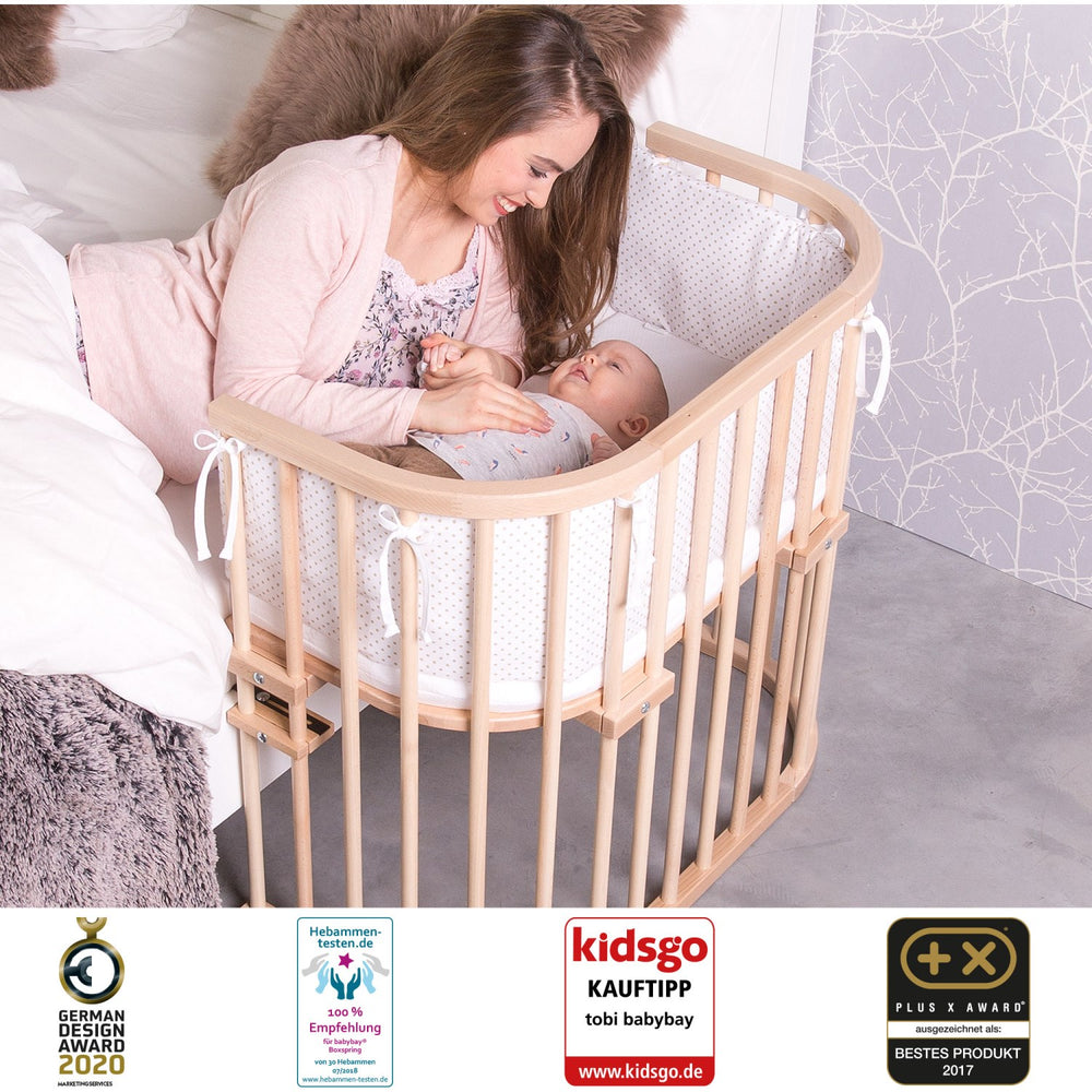 Køb babybay® Bedside Crib Natural Ubehandlet Original Co-Sleeper Babyseng