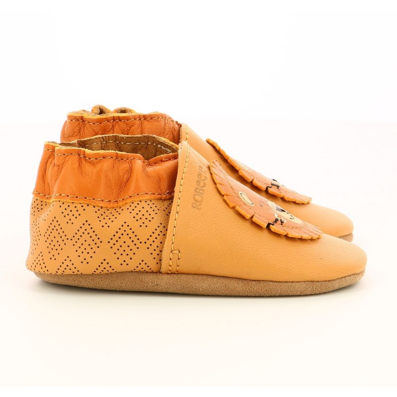 Robeez Robeez chaussons Grooar camel