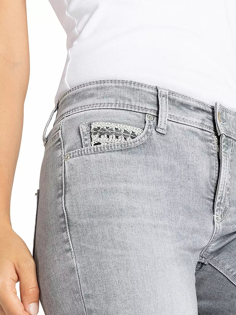 CAMBIO Jeans Slim Fit 7/8 PIPER grau