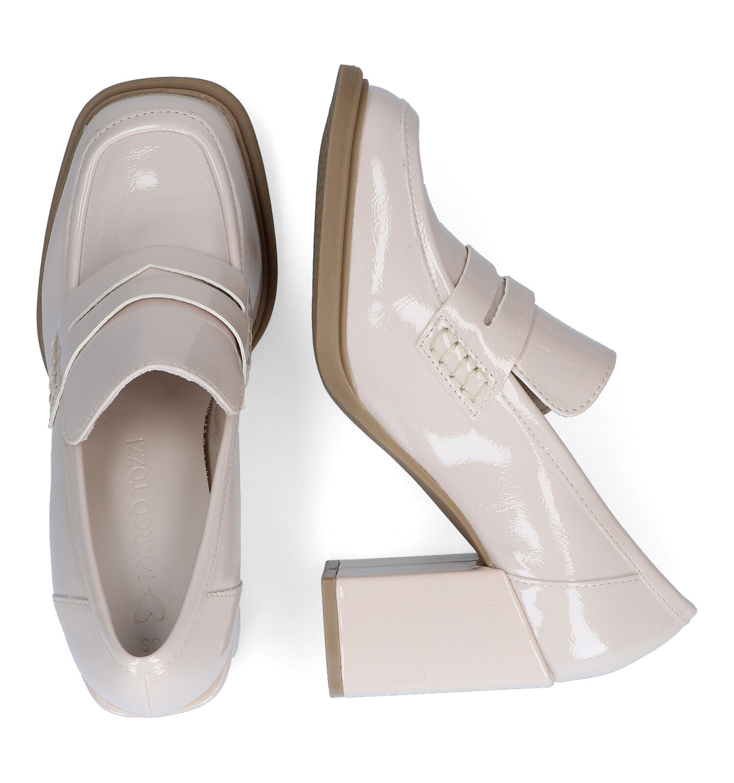 Enkelpumps beige