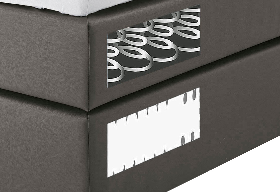 Westfalia Schlafkomfort Boxspringbett inkl. Kaltschaum-Topper