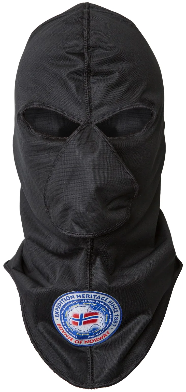 Brynje Men's Arctic Balaclava With Opening Black
