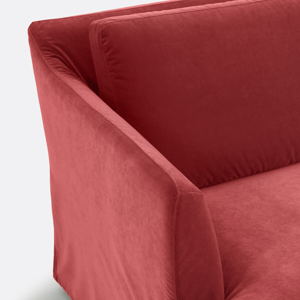 LA REDOUTE INTERIEURS<br>Sofá de veludo de 3, 4 ou 5 lugares MONZELLA