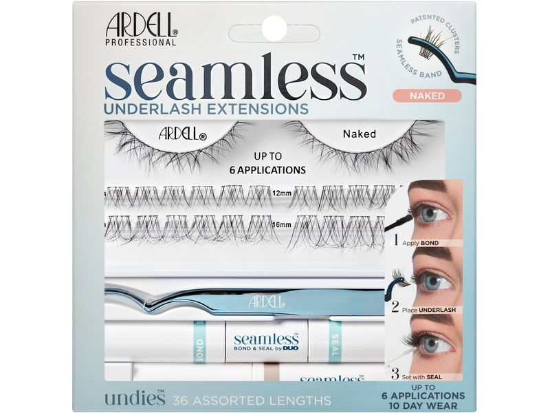 Ardell Künstliche Wimpern Seamless Starter Kit Naked Schwar Für natürliche oder intensive Looks