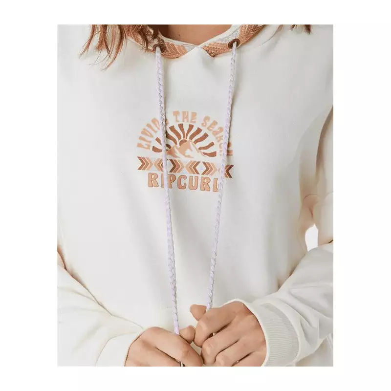 Sweat femme RIPCURL Mikros Fleece Beige