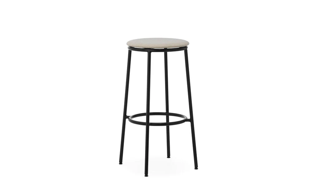 Normann Copenhagen  Circa barstol, sort/sand - 75 cm.