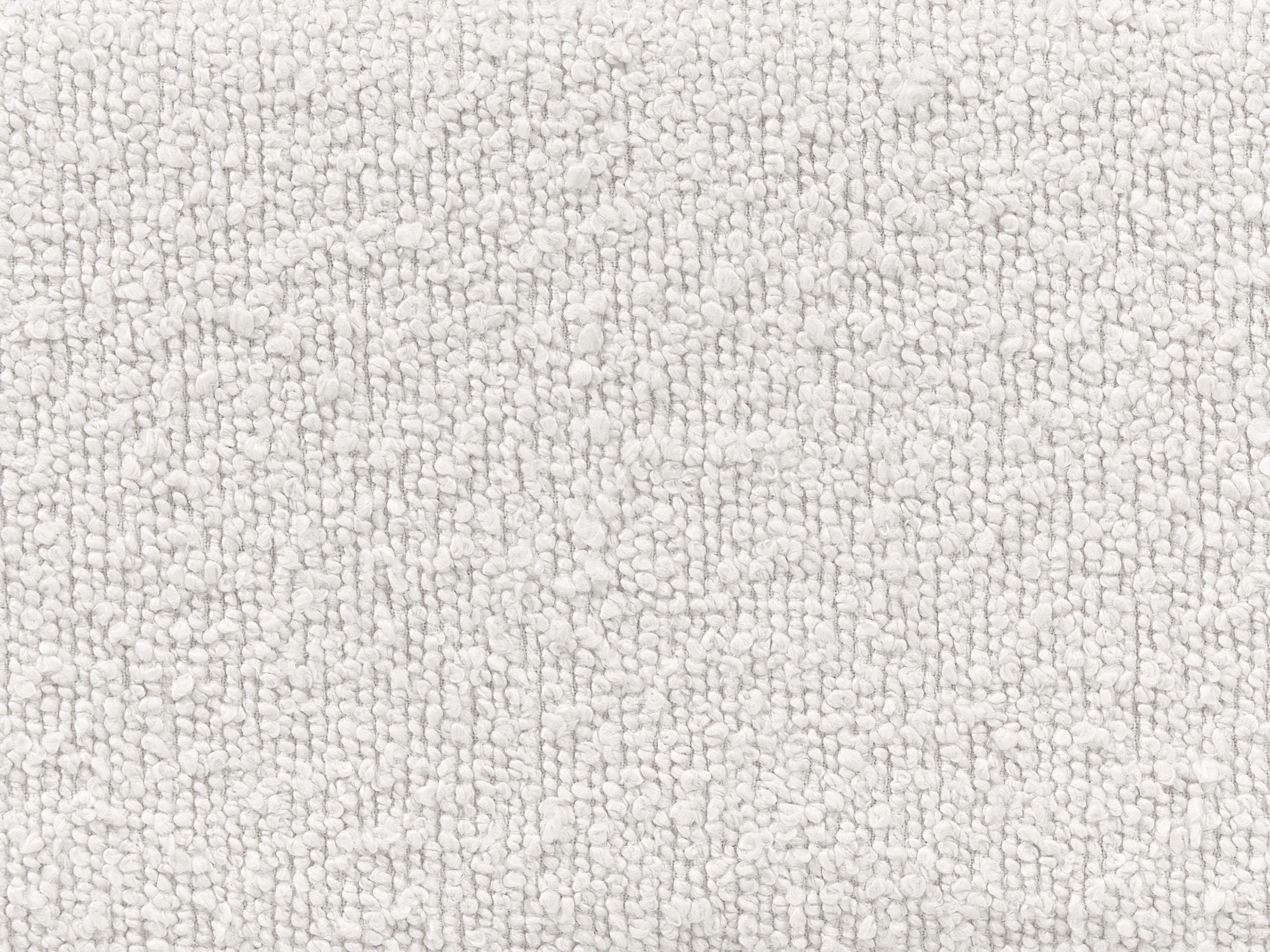 Bed Bouclé MARGUT 160 x 200 cm Wit