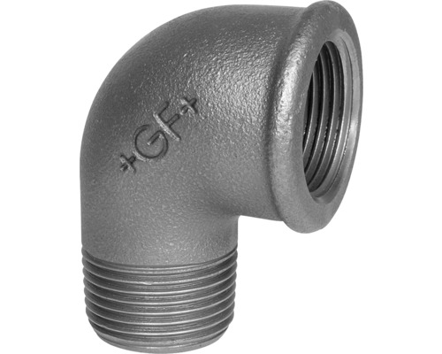 Georg Fischer +GF+ 90° Hoek Smeedbaar Gietijzer Nr. 92 3/8