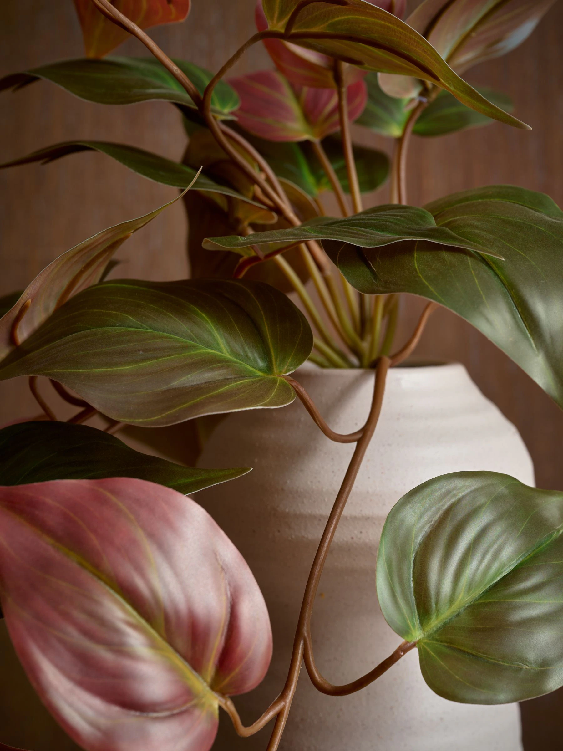 Artificial Trailing Plant In Ceramic Bobble Vase