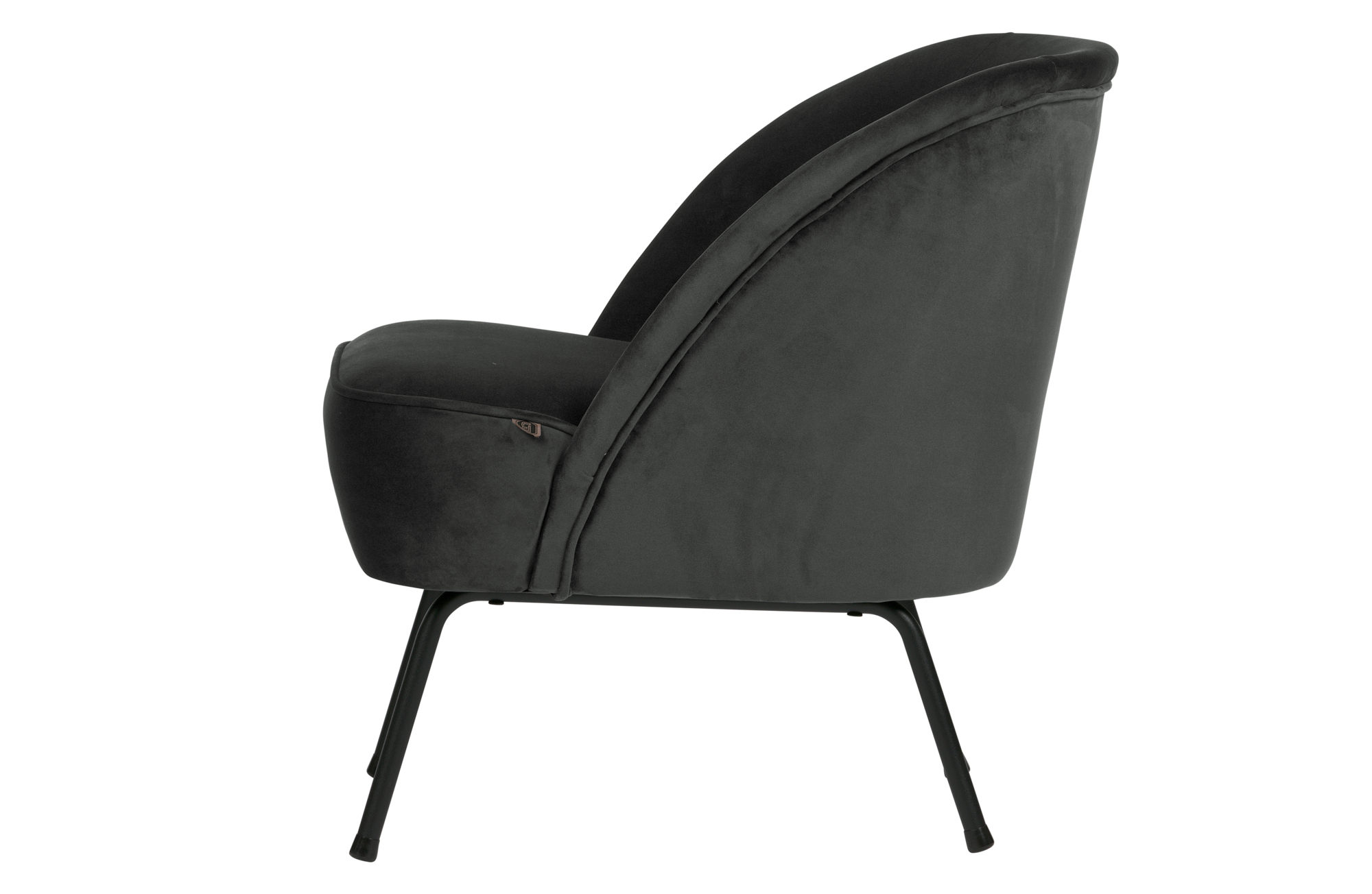 BePureHome fauteuil Vogue fluweel zwart Fauteuil Vogue fluweel zwart