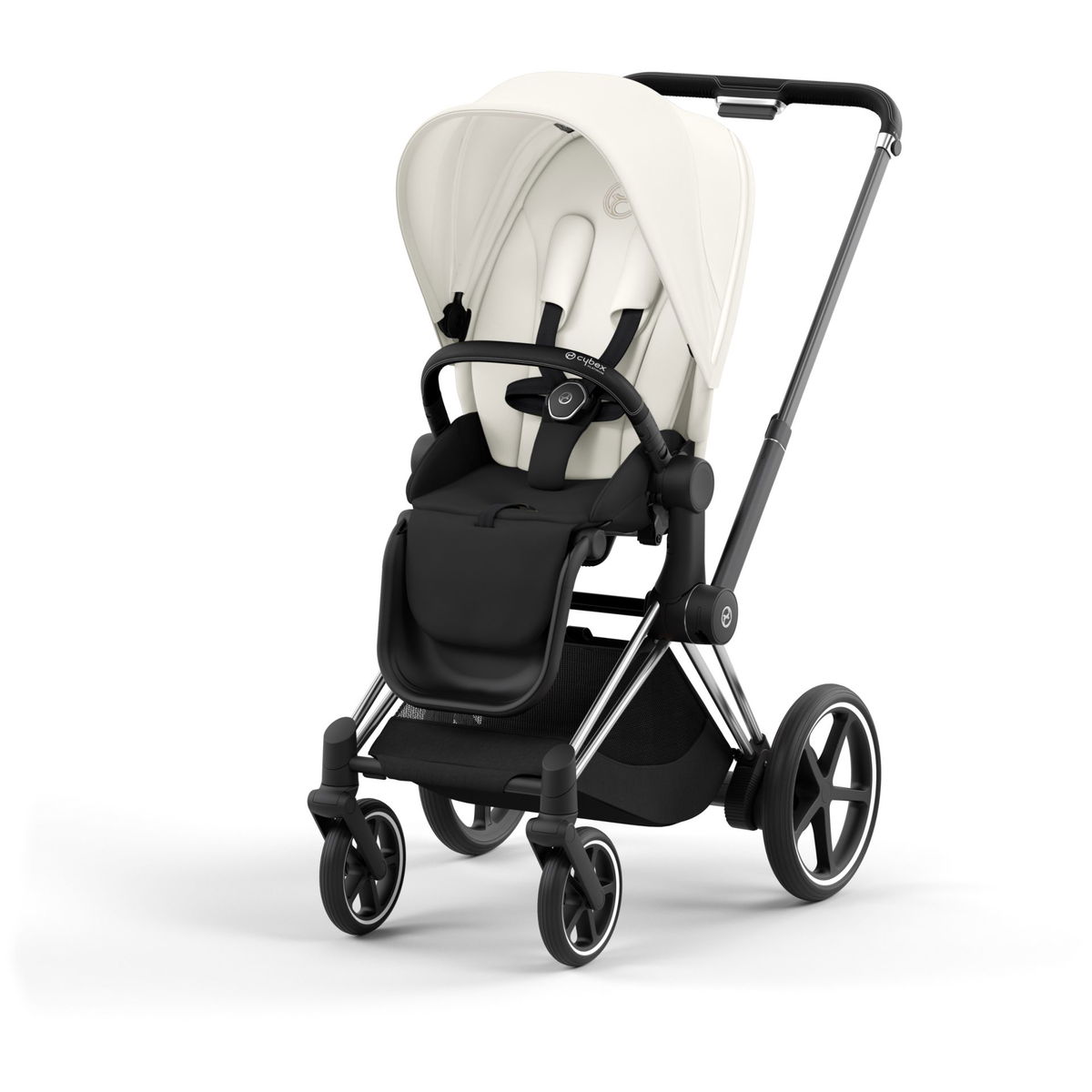 CYBEXCYBEX   ePriam 2.0 Chrome Black Kombikinderwagen off white light beige