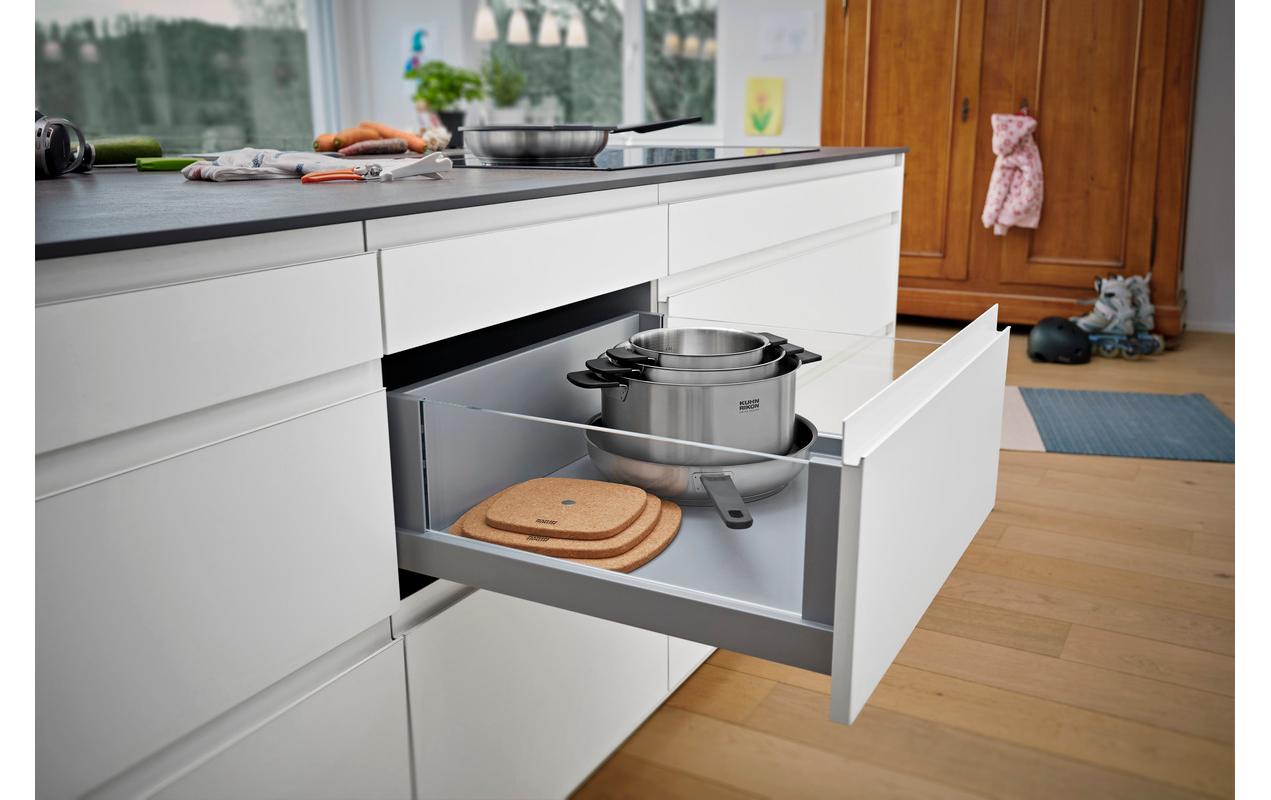Kochtopf-Set Smart & Compact 16 cm/20 cm/24 cm, 3-teilig<br>Stapelbare Kochtöpfe