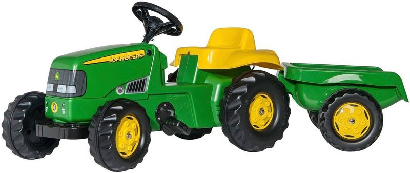 Rolly Toys John Deere Traptrekker Met Aanhanger