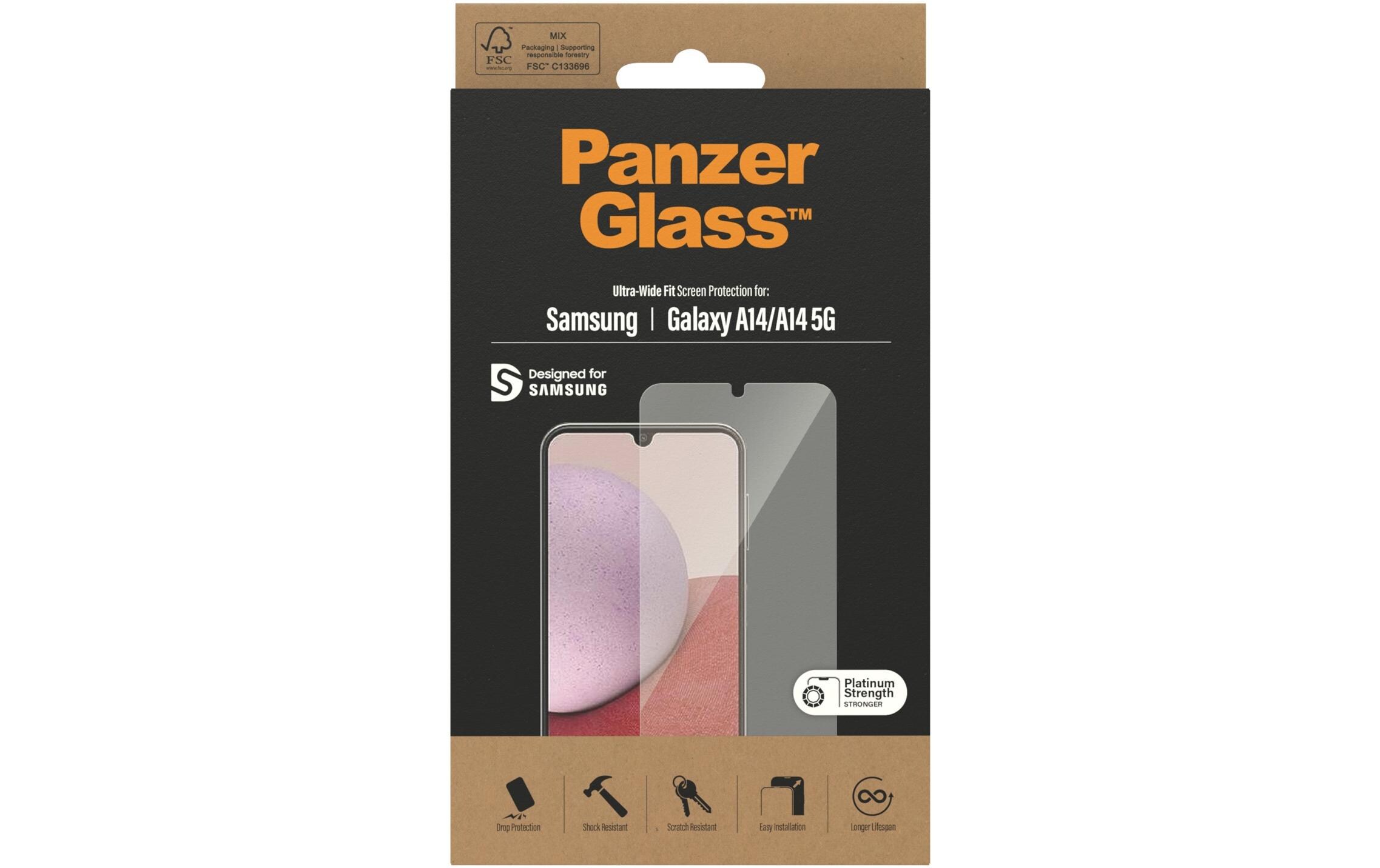 Displayschutz Ultra wide Fit Galaxy A14 / A14 5GDisplay-Schutzfolie für das Samsung Galaxy A14/Galaxy A14 5G