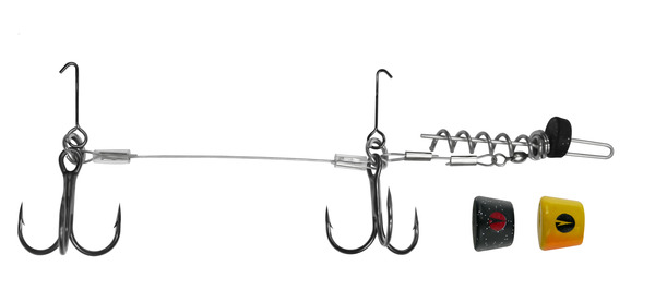 Armement VMC Pike Rig Light Softbait Takel 2/0 (5g, 10g, 15g)