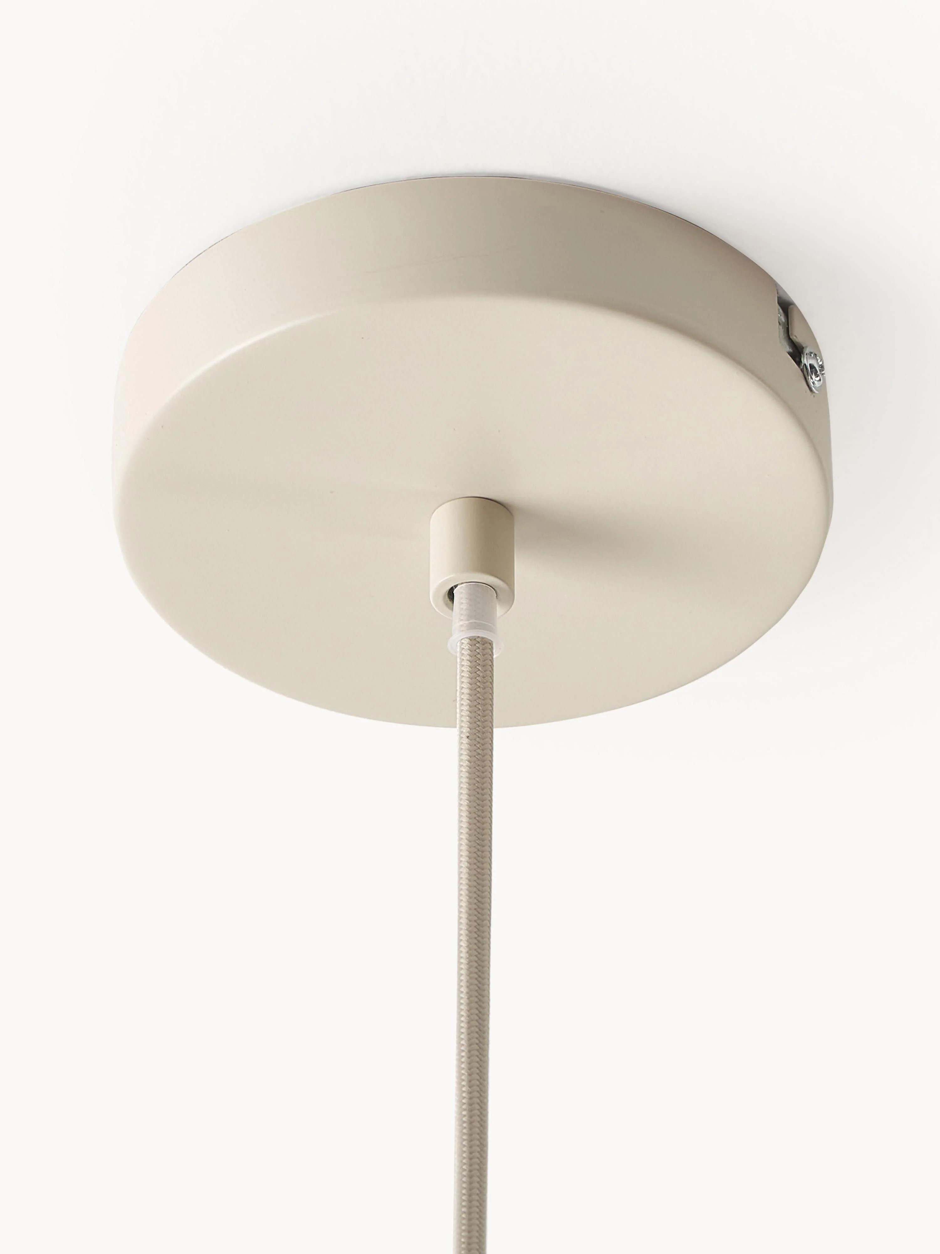 Grote hanglamp Lace uit linnendraden