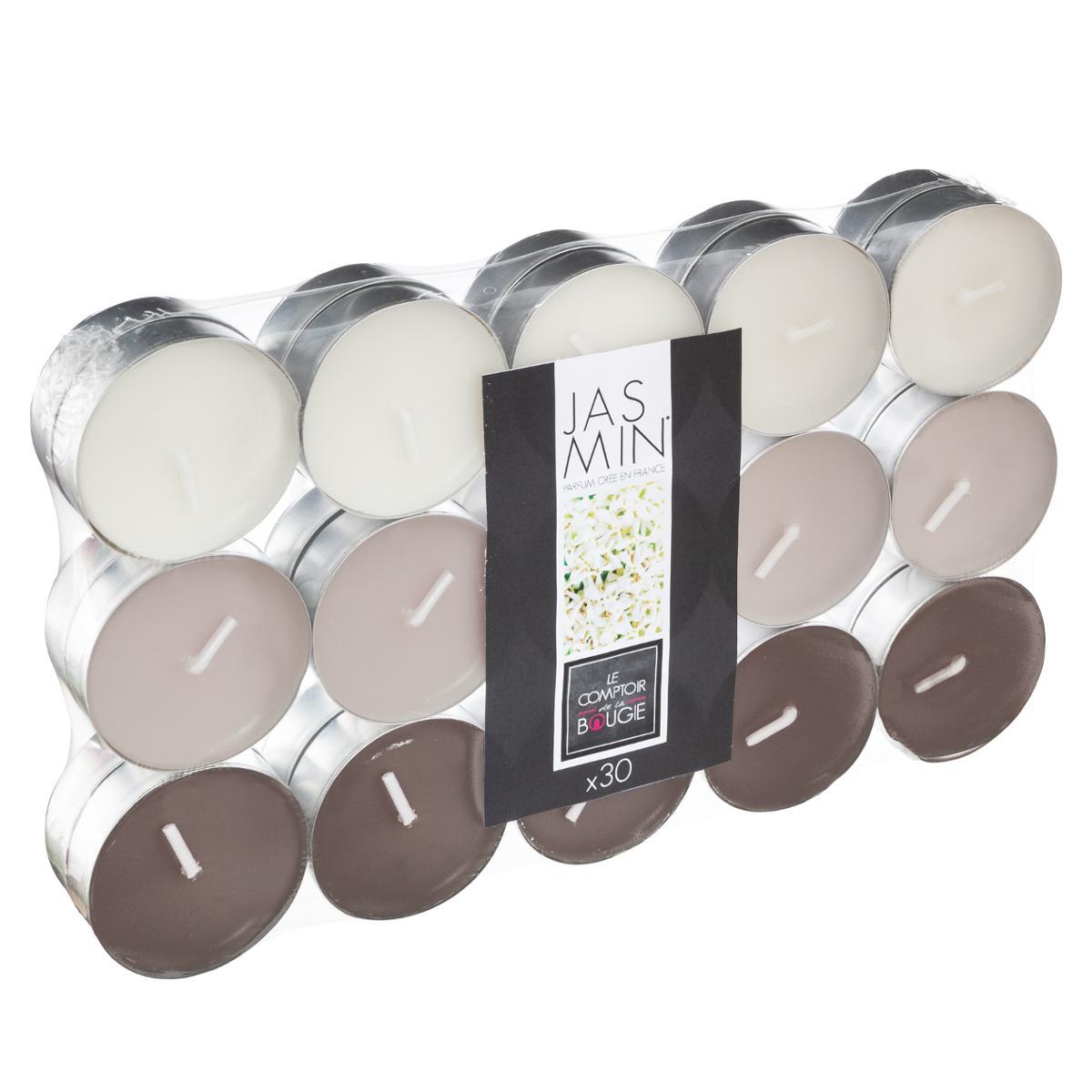 BOUGIE CHAUFFE PLAT PARFUMEE JASMIN NINA X30