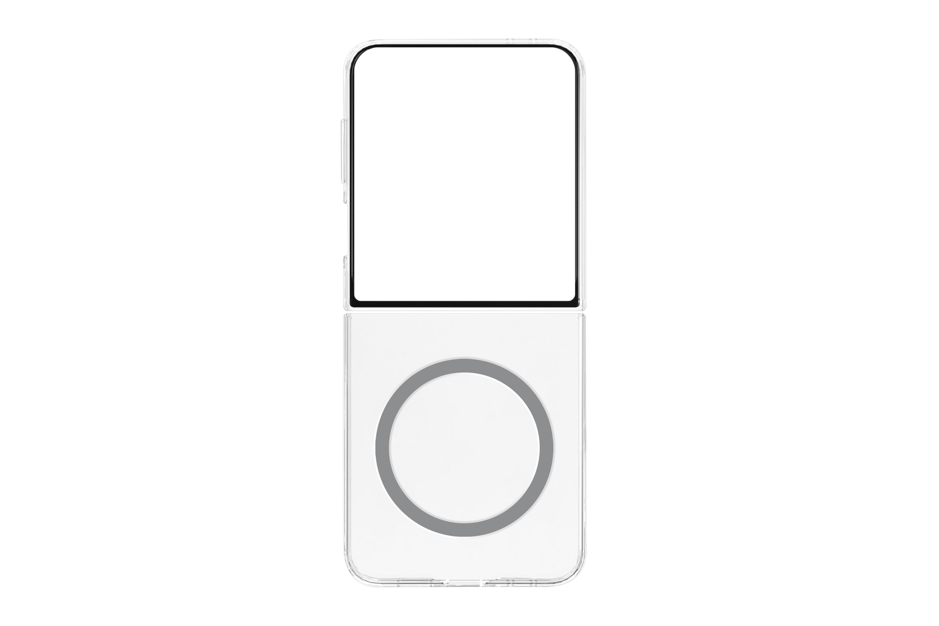 Samsung Handyhülle »Clear Magnet Case für Samsung Galaxy Z Flip7« Samsung Galaxy Z Flip7 Backcover, Schutzhülle, Handyschutzhülle, Case, Schutzcase, stossfest