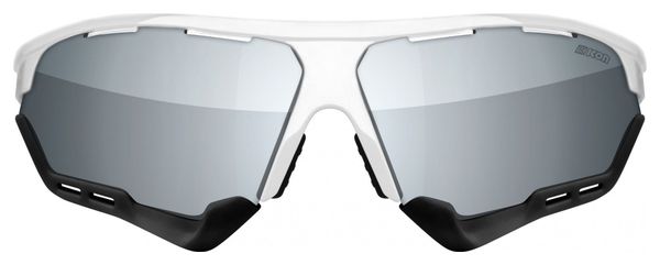 Scicon Sports Aerocomfort SCN PP XL Lunettes De Soleil De Performance Sportive (Scnpp Multimiror Silver/Luminosité Blanche)